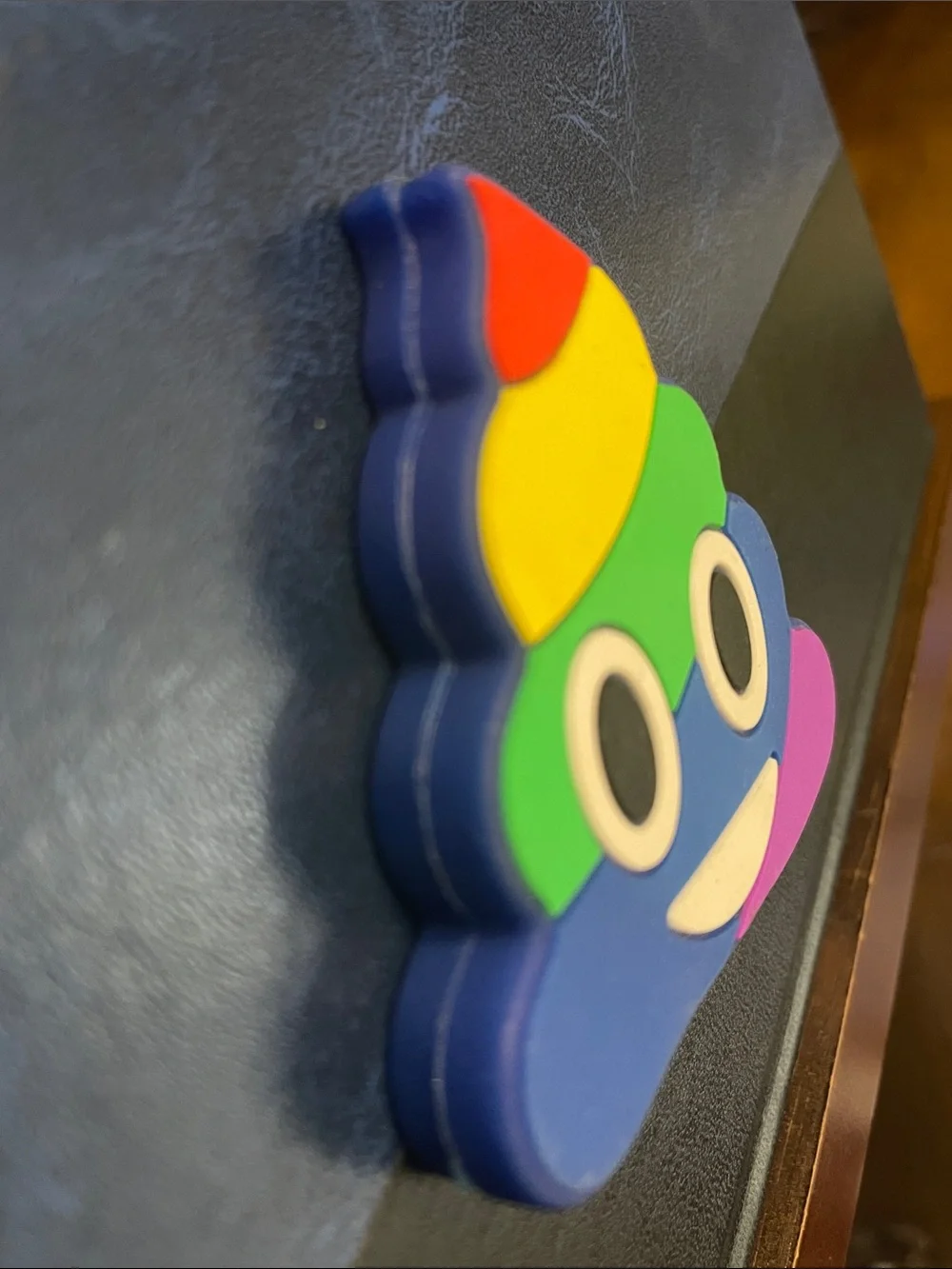 Portable smart charger. Kids Rainbow Poop Emoji Bag Charm - Multicolor.no cable